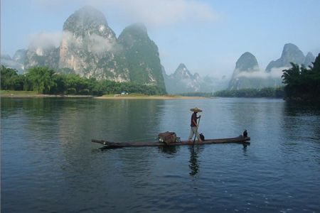  桂林漓江杨堤竹筏 阳朔银子岩 一日游>旅游专线天天