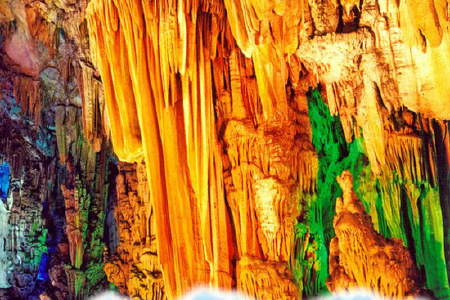 桂林1日游 单门票:金海国旅桂林旅游芦笛岩景